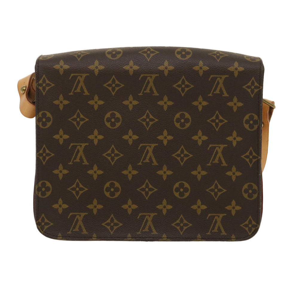 Louis Vuitton Monogram Cartouchiere GM Shoulder Bag LV Auth