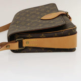 Louis Vuitton Monogram Cartouchiere GM Shoulder Bag LV Auth
