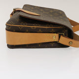 Louis Vuitton Monogram Cartouchiere GM Shoulder Bag LV Auth
