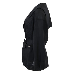 Chanel P78431K11309 100% Silk Sailor Collar Jacket