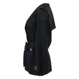 Chanel P78431K11309 100% Silk Sailor Collar Jacket