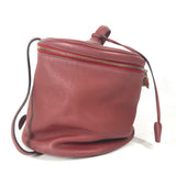 Hermes Handbag leather Red City Women
