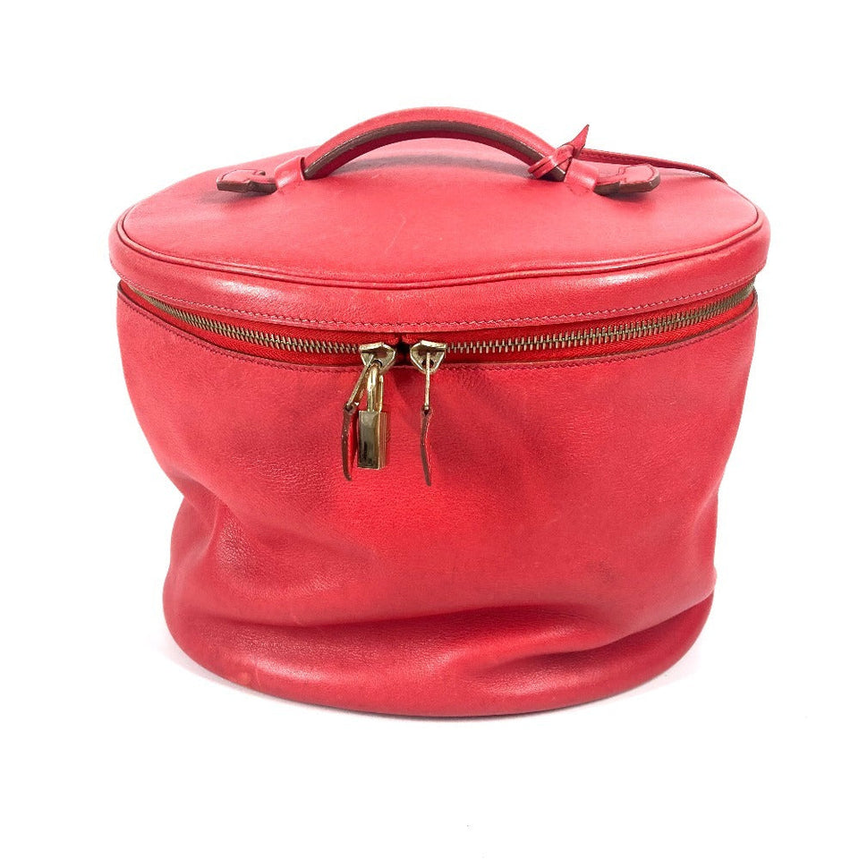 Hermes Handbag leather Red Inter City Women