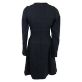 Chanel Coco Mark Plate Wool Dress