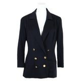 Chanel 100% Cashmere Double-Breasted Jacket