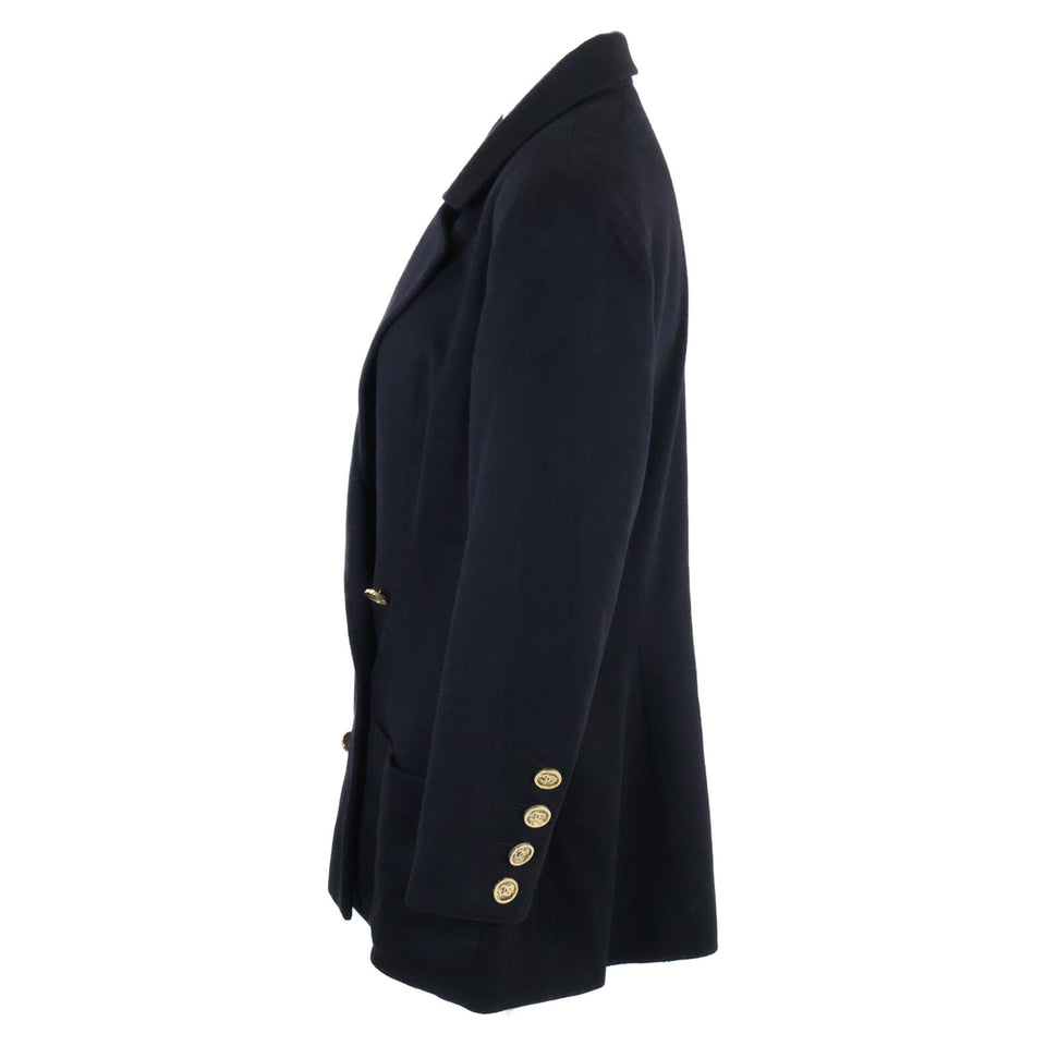 Chanel 100% Cashmere Double-Breasted Jacket
