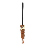 Hermes Milo Lambskin Epsom Chouette Bag Charm Gold Pain D'Epice Black Nata White