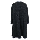 Chanel 22AW P73170V64561 Bijou Button Rayon Long Coat