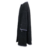 Chanel 22AW P73170V64561 Bijou Button Rayon Long Coat
