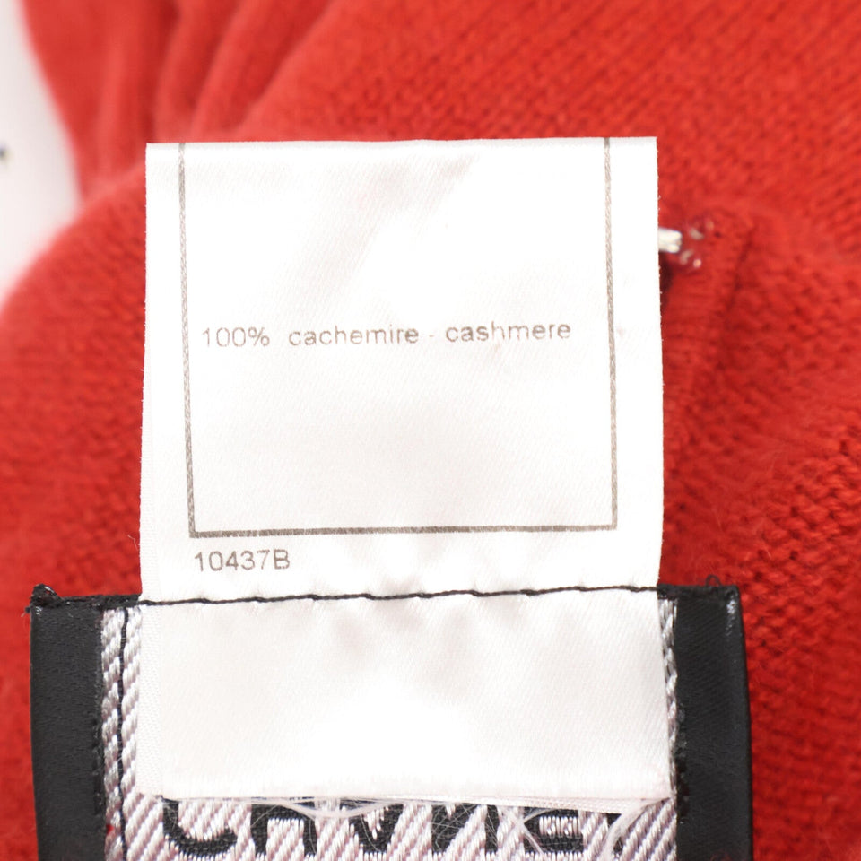 Chanel Cashmere High Neck Knit Top