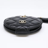 Chanel Matelasse Lambskin Name Tag Charm