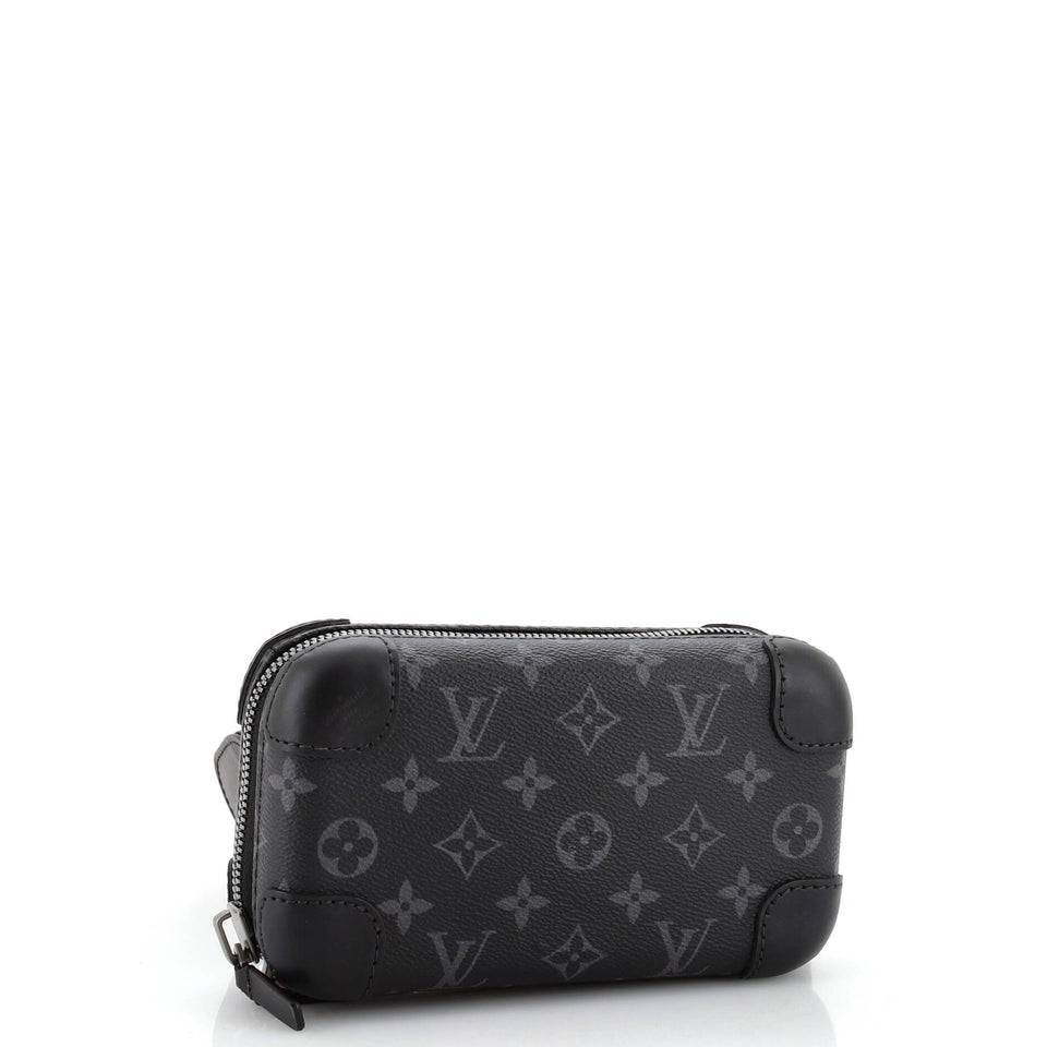 Louis Vuitton Horizon Clutch Monogram Eclipse Canvas