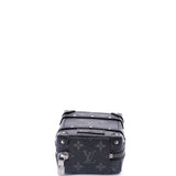 Louis Vuitton Soft Trunk Backpack Bag Charm and Key Holder Monogram Eclipse Canvas