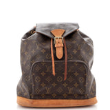 Louis Vuitton Vintage Montsouris Backpack Monogram Canvas GM