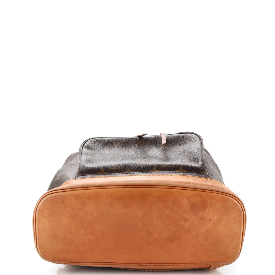Louis Vuitton Vintage Montsouris Backpack Monogram Canvas GM