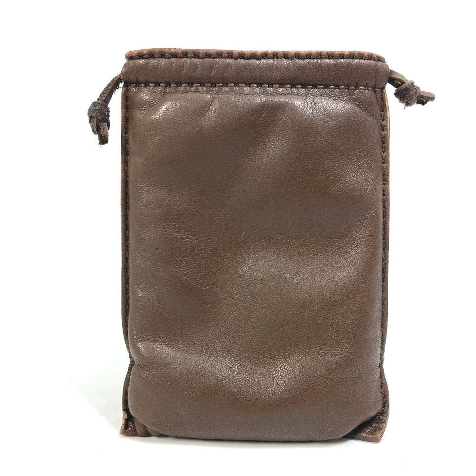 Hermes Pouch Anyo Miro Brown Pochette Pillow PM Women