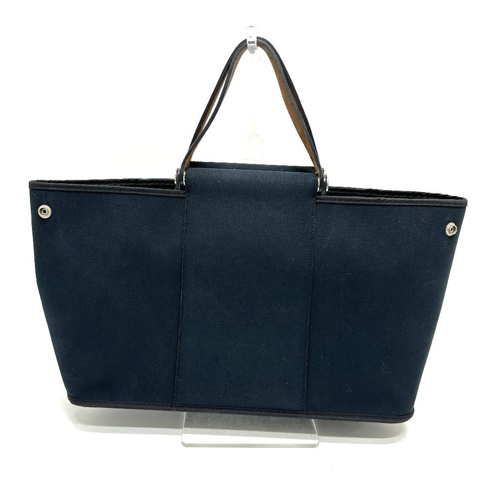 Hermes Tote Bag canvas black Kabak Elan PM