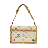 Louis Vuitton Monogram Pochette Eye Miss You Hand Bag White LV