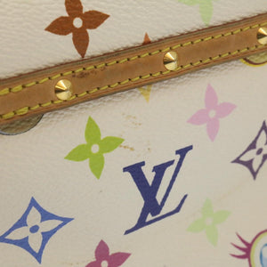 Louis Vuitton Monogram Pochette Eye Miss You Hand Bag White LV