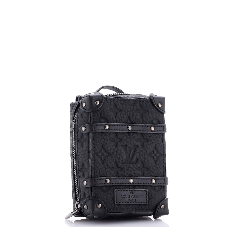 Louis Vuitton Soft Trunk Backpack Bag Charm and Key Holder Monogram Taurillon Leather