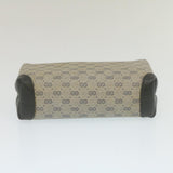 Gucci Micro GG Canvas Pouch PVC Leather Navy 29455