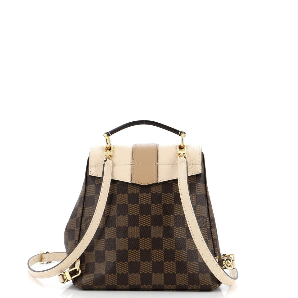 Louis Vuitton Clapton Backpack Damier and Leather