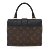 Louis Vuitton Monogram Rocky BB 2Way Hand Shoulder Bag Black Auth 29587A
