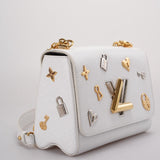 Louis Vuitton White Epi Leather Twist MM from the 2018 Collection