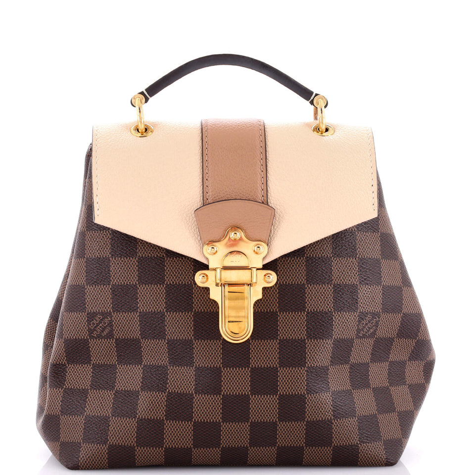 Louis Vuitton Clapton Backpack Damier and Leather