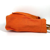 Hermes Shoulder Bag canvas Orange Marwali GM Women