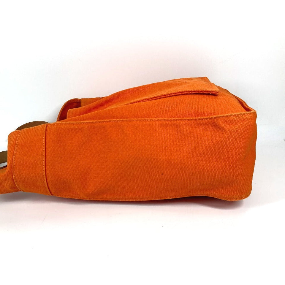 Hermes Shoulder Bag canvas Orange Marwali GM Women