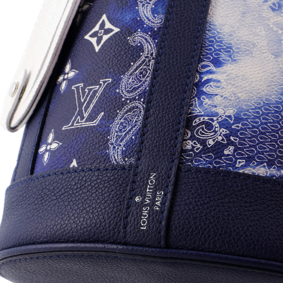 Louis Vuitton Randonnee Backpack Limited Edition Monogram Bandana Leather PM