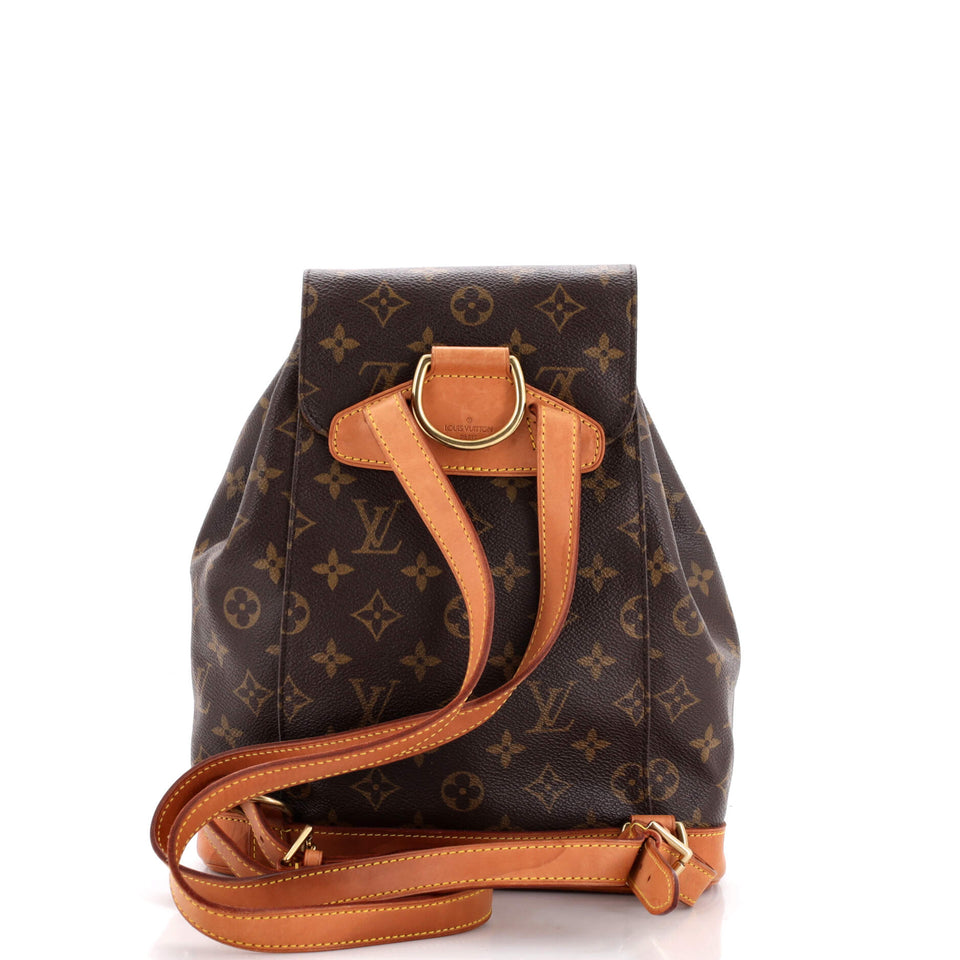 Louis Vuitton Vintage Montsouris Backpack Monogram Canvas PM