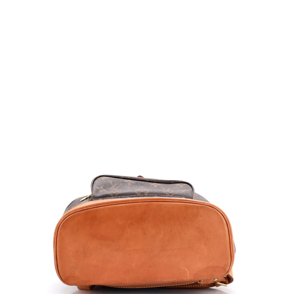 Louis Vuitton Vintage Montsouris Backpack Monogram Canvas PM