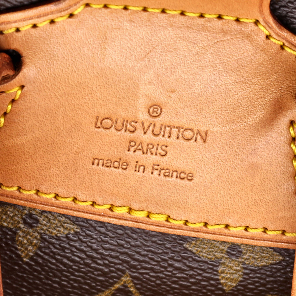 Louis Vuitton Vintage Montsouris Backpack Monogram Canvas PM