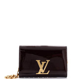 Louis Vuitton Chain Louise Clutch Patent MM