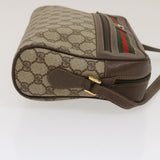 Gucci Web Sherry Line GG Canvas Shoulder Bag Beige Red Green 29796