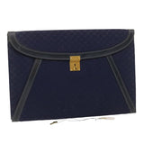 Gucci Micro GG Canvas Clutch Bag Navy 29798