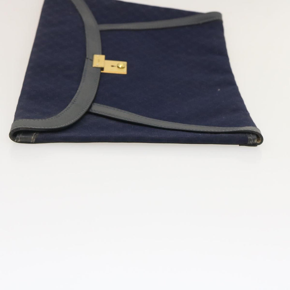 Gucci Micro GG Canvas Clutch Bag Navy 29798