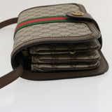 Gucci GG Supreme Ophidia Web Sherry Line Shoulder Bag Beige 29884A