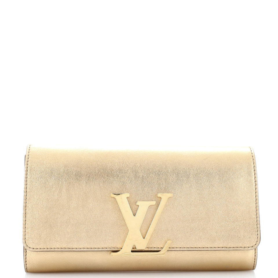 Louis Vuitton Louise Clutch Leather Long
