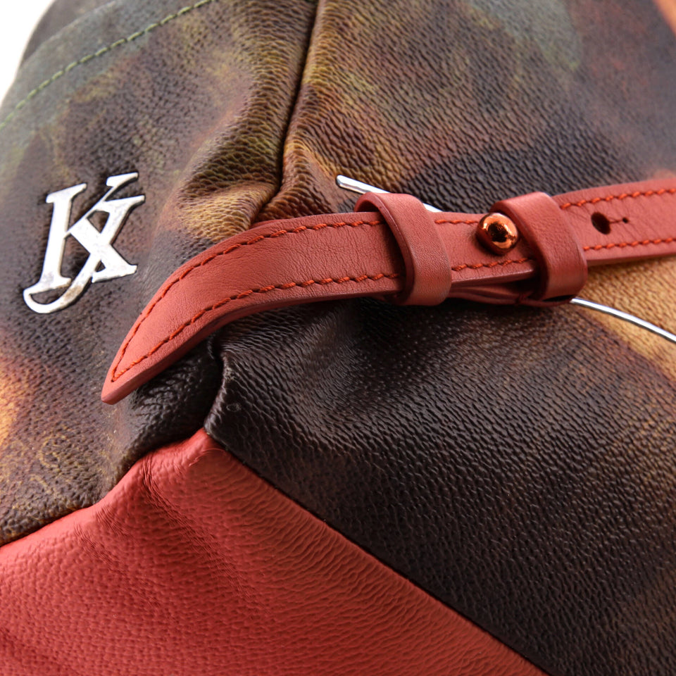 Louis Vuitton Palm Springs Backpack Limited Edition Jeff Koons Da Vinci Print Canvas PM