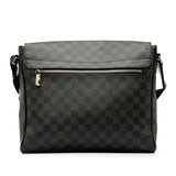 Louis Vuitton Monogram Eclipse District MM Shoulder Bag Black Men's