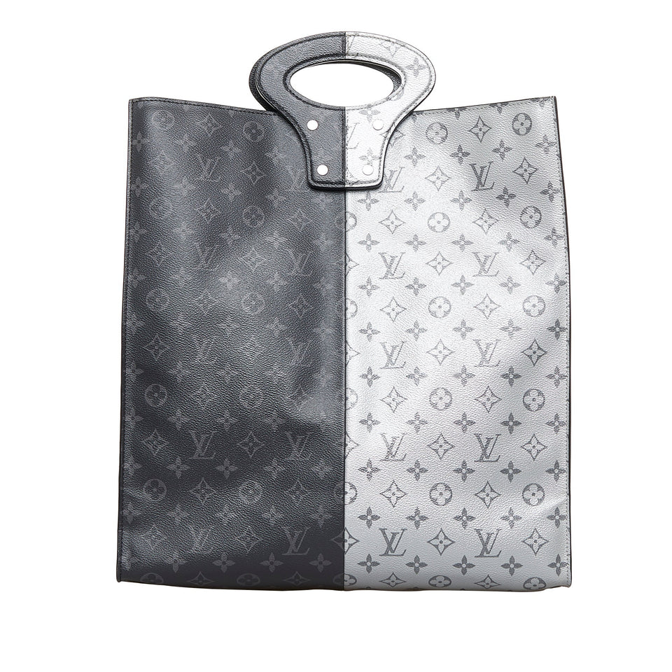 Louis Vuitton Split Monogram Eclipse North South Tote Tote Bag