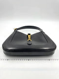 Gucci Jackie 1961 Black Leather Bag with Adjustable Strap