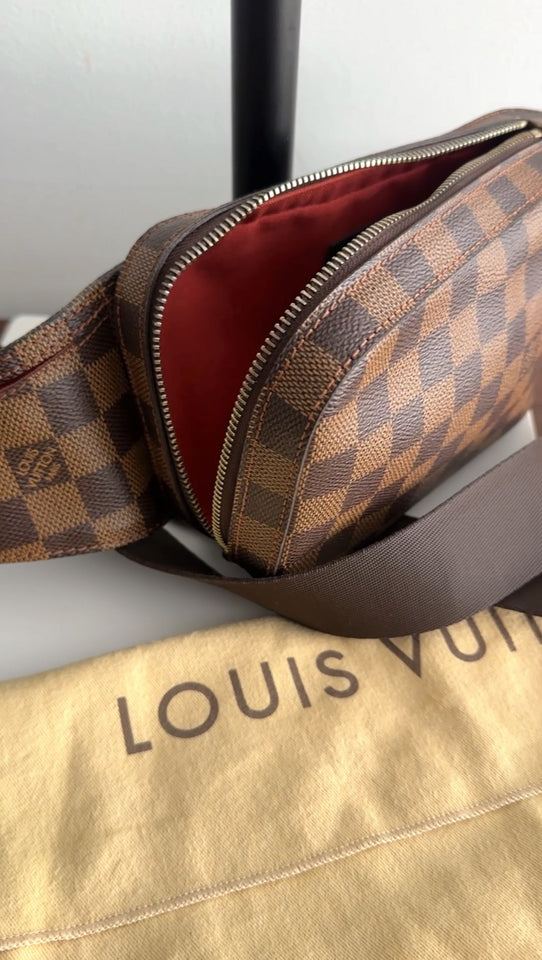 Louis Vuitton Brown Damier Ebene Geronimos Body / Belt Bag