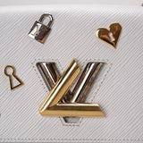 Louis Vuitton White Epi Leather Twist MM from the 2018 Collection