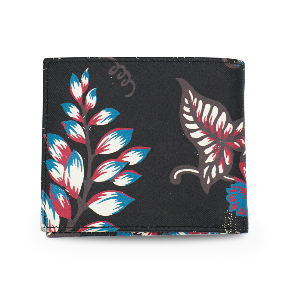Prada Floral Bi-Fold Wallet