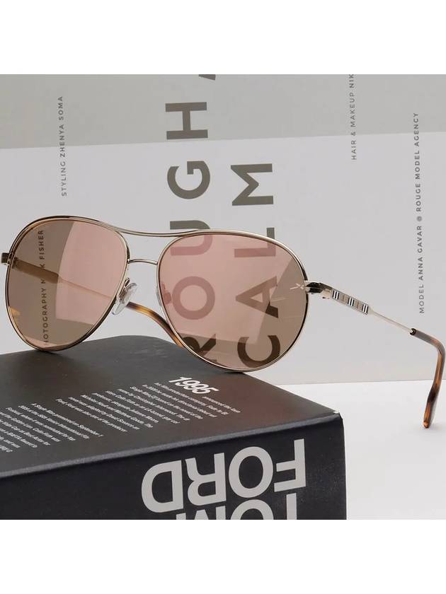 Luxury Burberry Eyewear Tara Boeing Sunglasses Light Gold