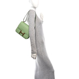 Hermes Epsom Constance 24 Vert Criquet